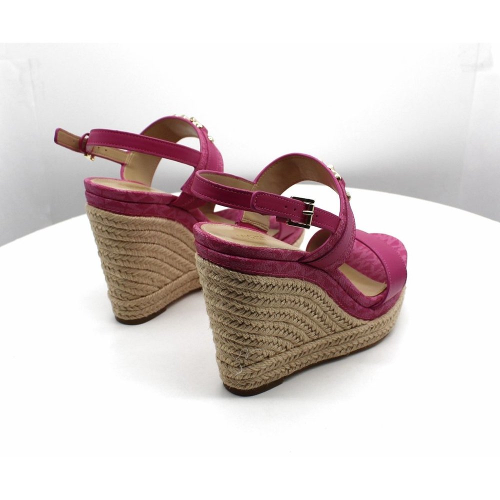 Michael Michael Kors Women's Farrah Espadrille Wedge Sandals - Picture 7 of 7